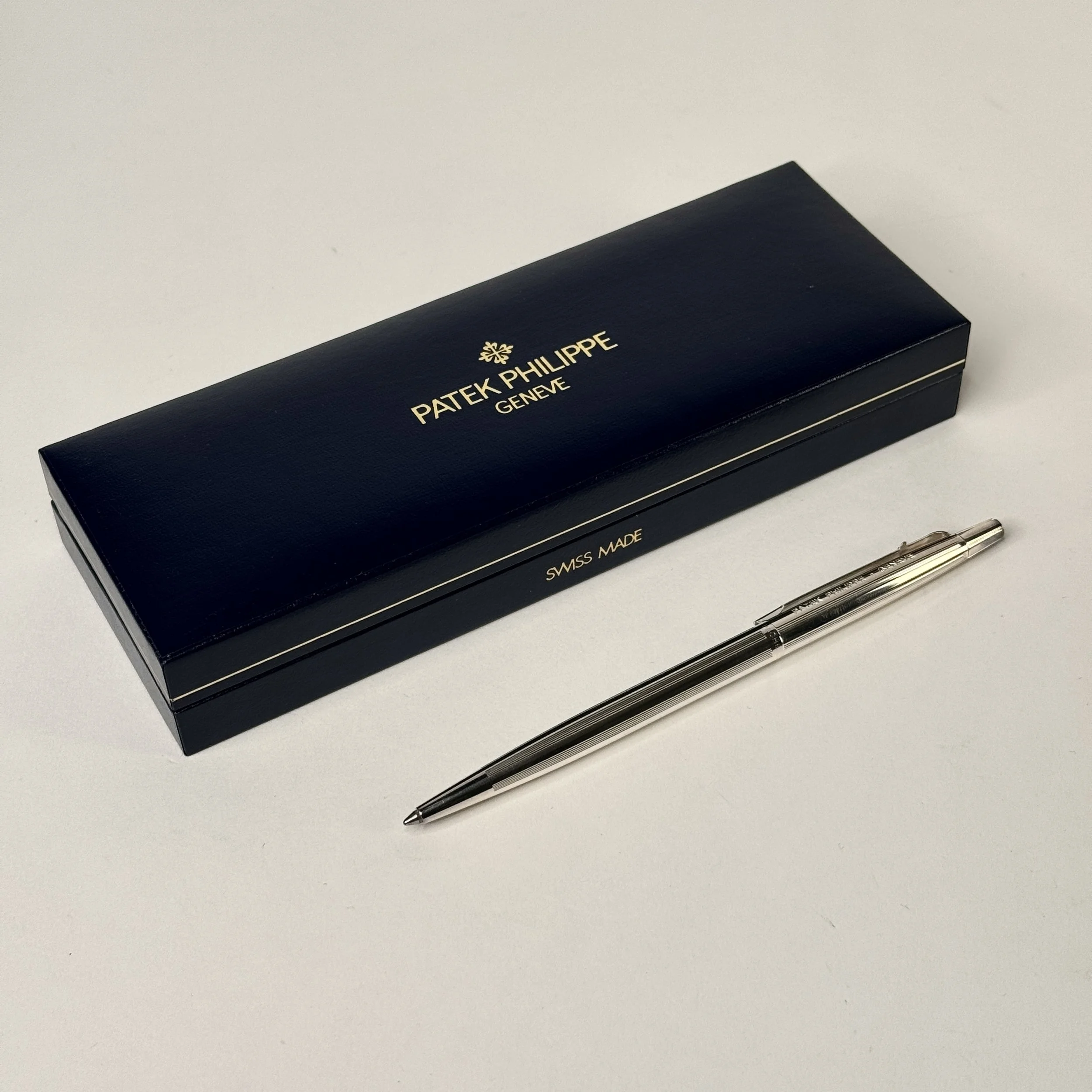 Patek Philippe Racing Blue Leather Pencil Case | Luxury VIP Gift
